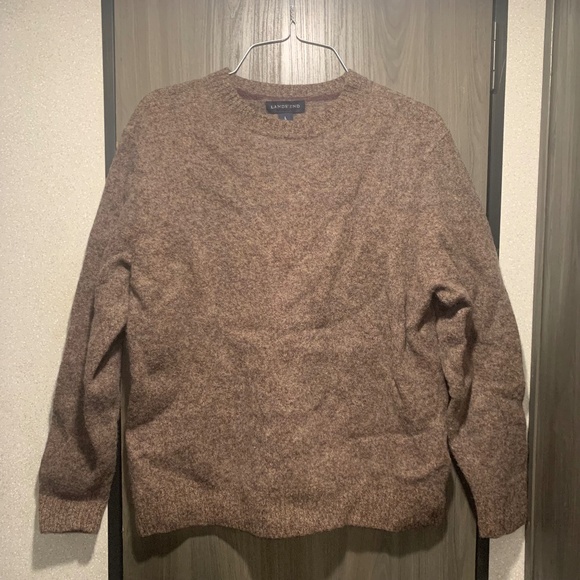 Lands' End Sweaters - 24. Lands End Brown Crewneck Sweater Size Large